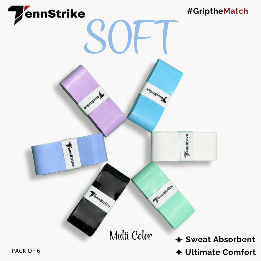 Soft Overgrip Pack of 6 (Multi Color)