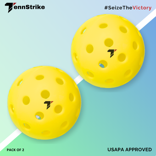 [PB-Ball-Yellow-2u] Pickleball Pack of 2